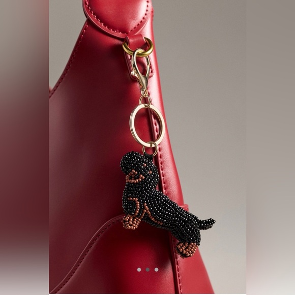 Anthropologie Beaded Bag Charm - Dachshund, NWT - Picture 2 of 3